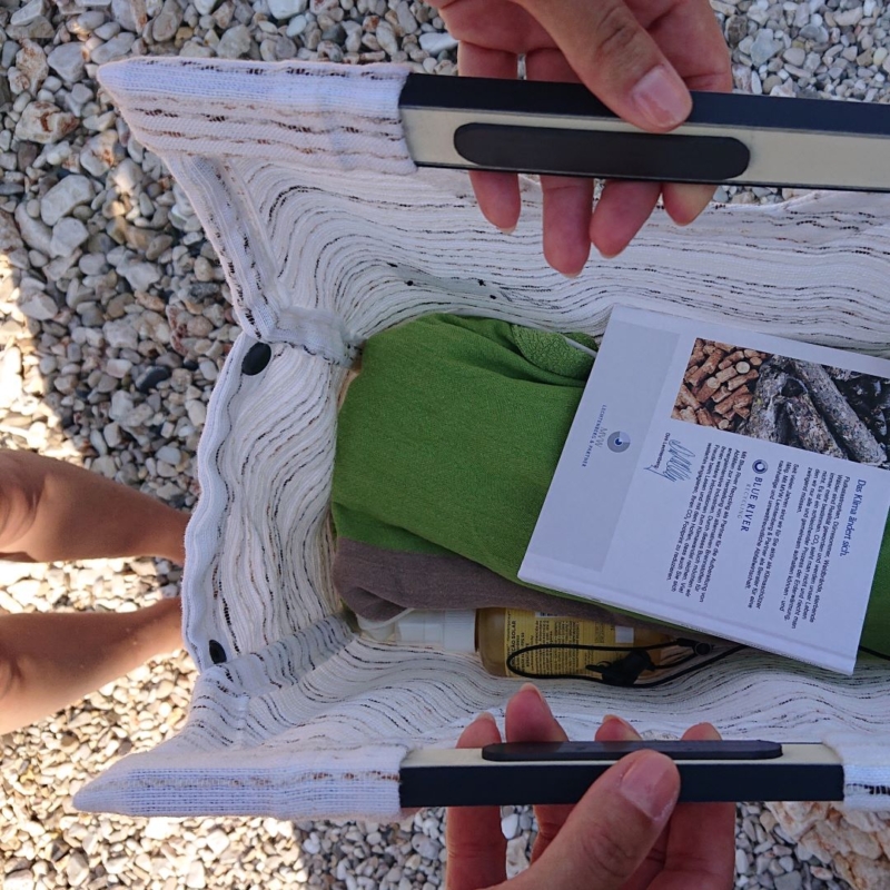 Single person beach bag