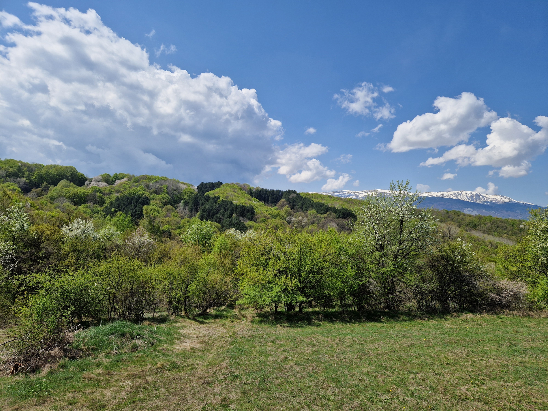 Nature is perfect - mountains and clouds. 