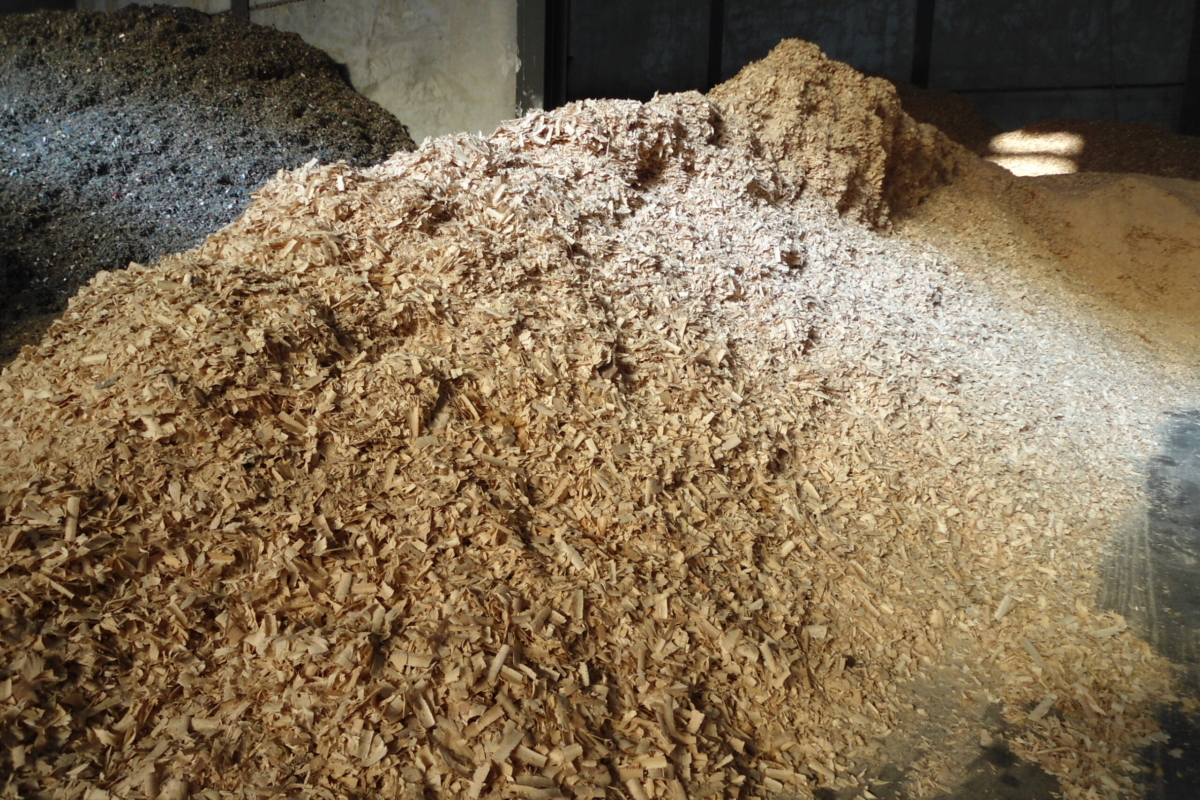 Biomass from saw dust