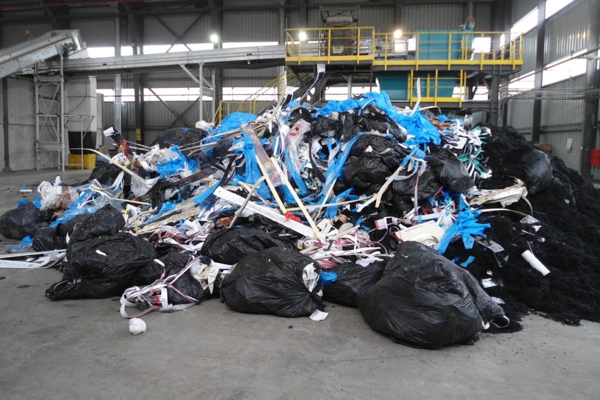 Mixed waste from ski industry 1
